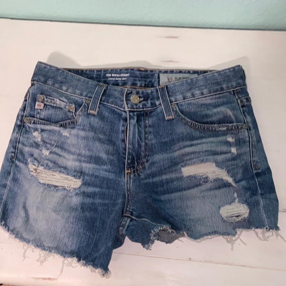 AG denim jean shorts